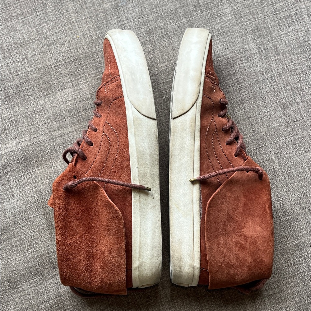 Van's Leather Chukka Style Skate Shoes M8.5 W10 - Picture 7 of 9
